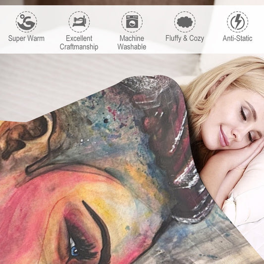 Athèna - Couverture en flanelle ultra-douce