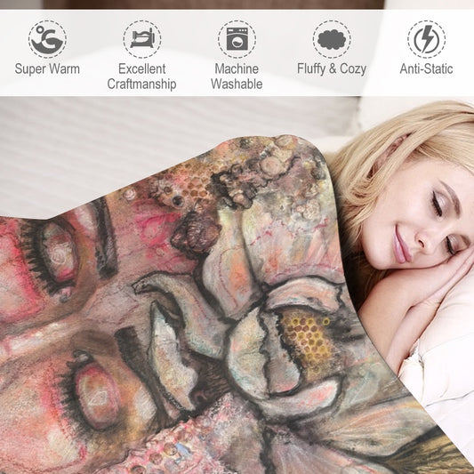 Zaharaa - Couverture en flanelle ultra-douce