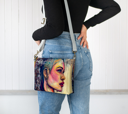 Athées sac bandouiliere en cuir vegan ⚜️