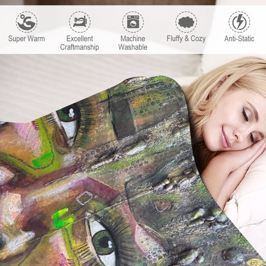 Dalia couverture flanelle ultra douce