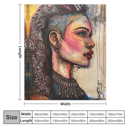 Athèna - Couverture en flanelle ultra-douce