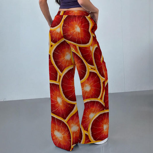 All-Over Print Women's Casual Pants|230GSM