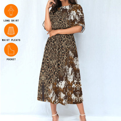 Robe Taille Élastique – Élégance et Confort au Quotidien