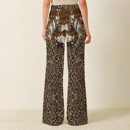 Pantalon large taille haute pour femme – Look chic et décontracté