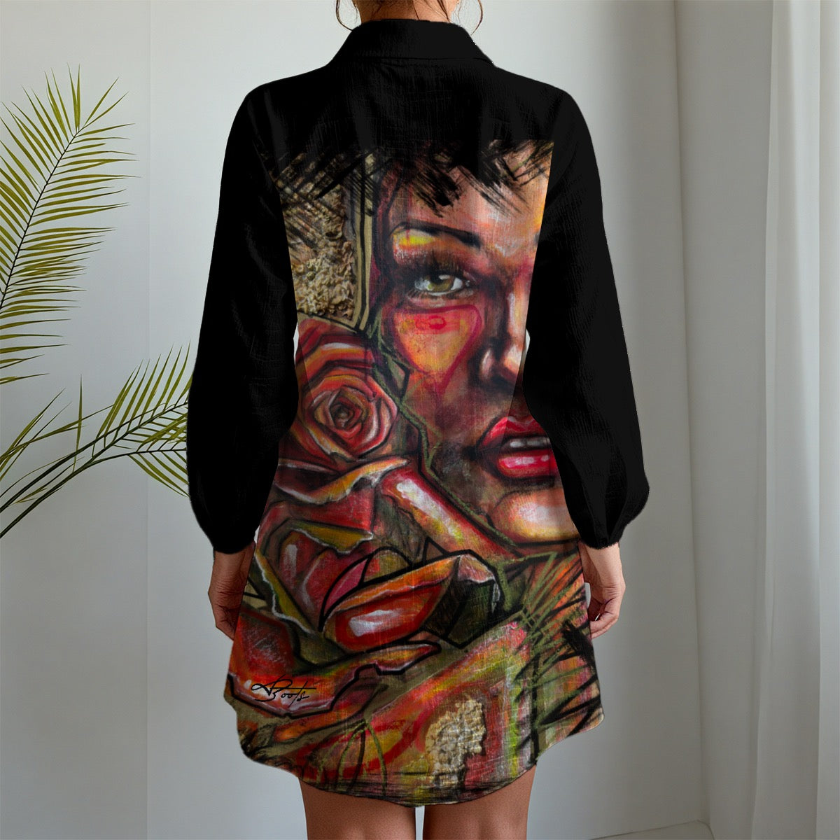 Robe chemise longue à manches longues – Élégance décontractée et confort au quotidien