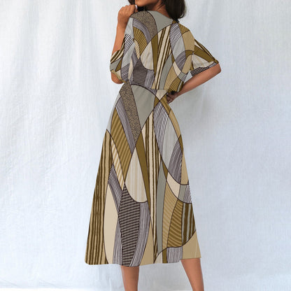 Robe Taille Élastique – Élégance et Confort au Quotidien