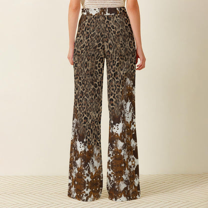 Pantalon large taille haute pour femme – Look chic et décontracté