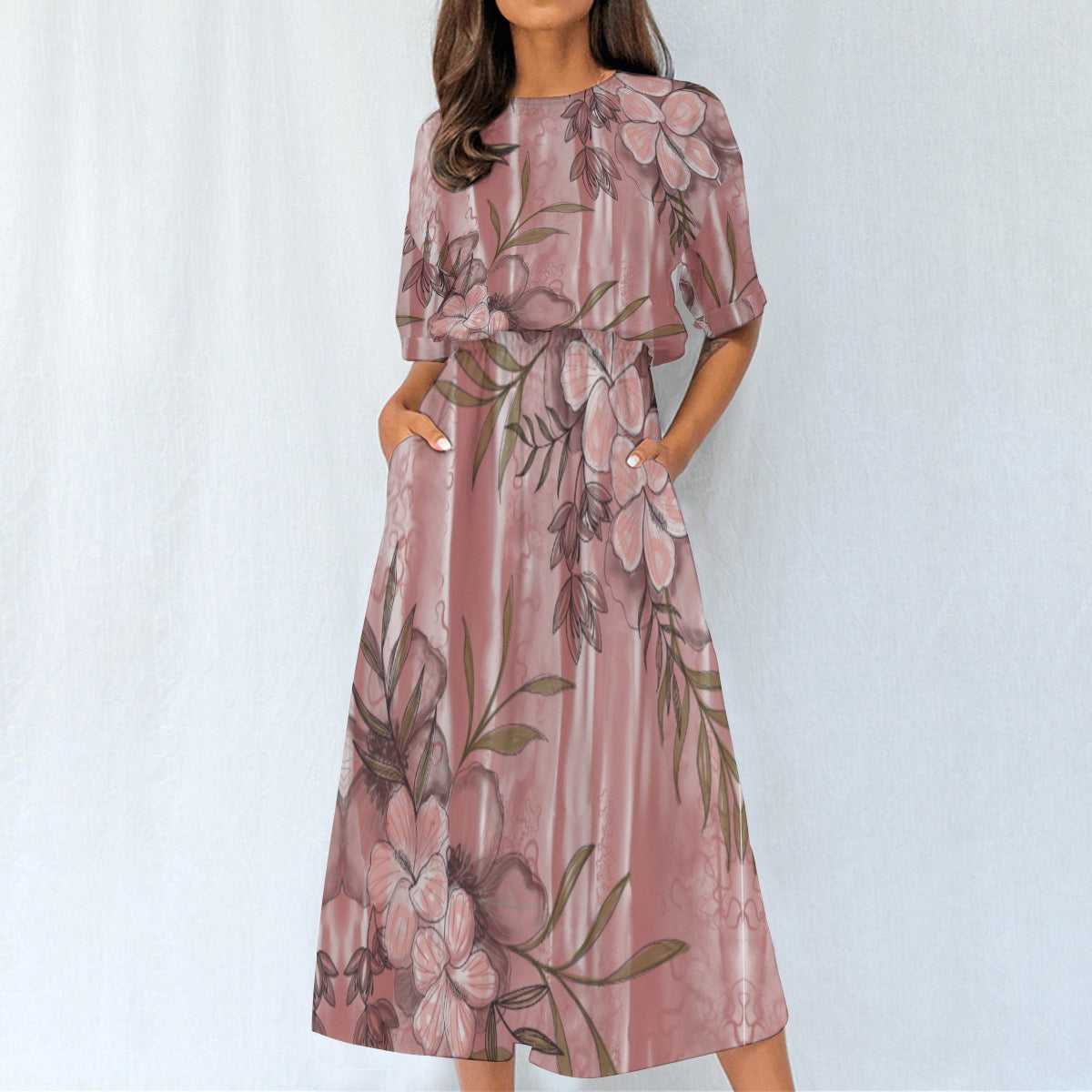 Robe Taille Élastique – Élégance et Confort au Quotidien