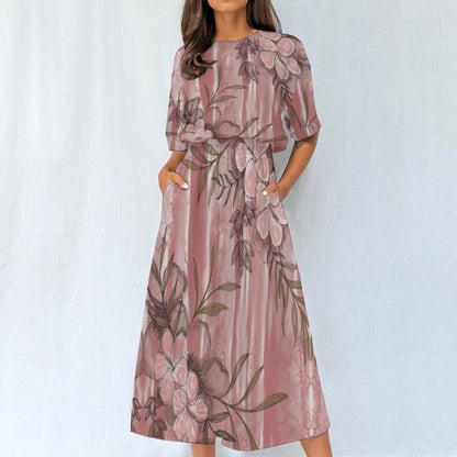 Robe Taille Élastique – Élégance et Confort au Quotidien