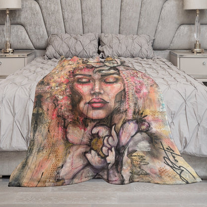 Zaharaa - Couverture en flanelle ultra-douce