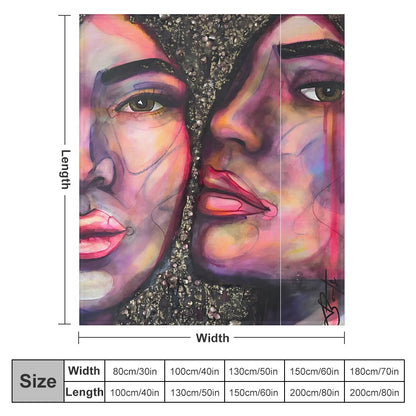 Anna-Leisa- Couverture en flanelle ultra-douce