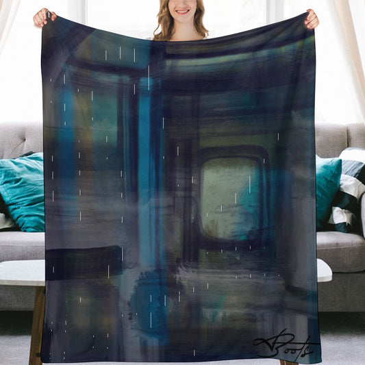 Azure couverture en flanelle ultra douce