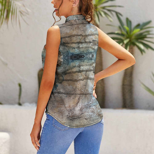 Débardeur Femme Élégant à Nœud – Top Sans Manches Chic & Confortable