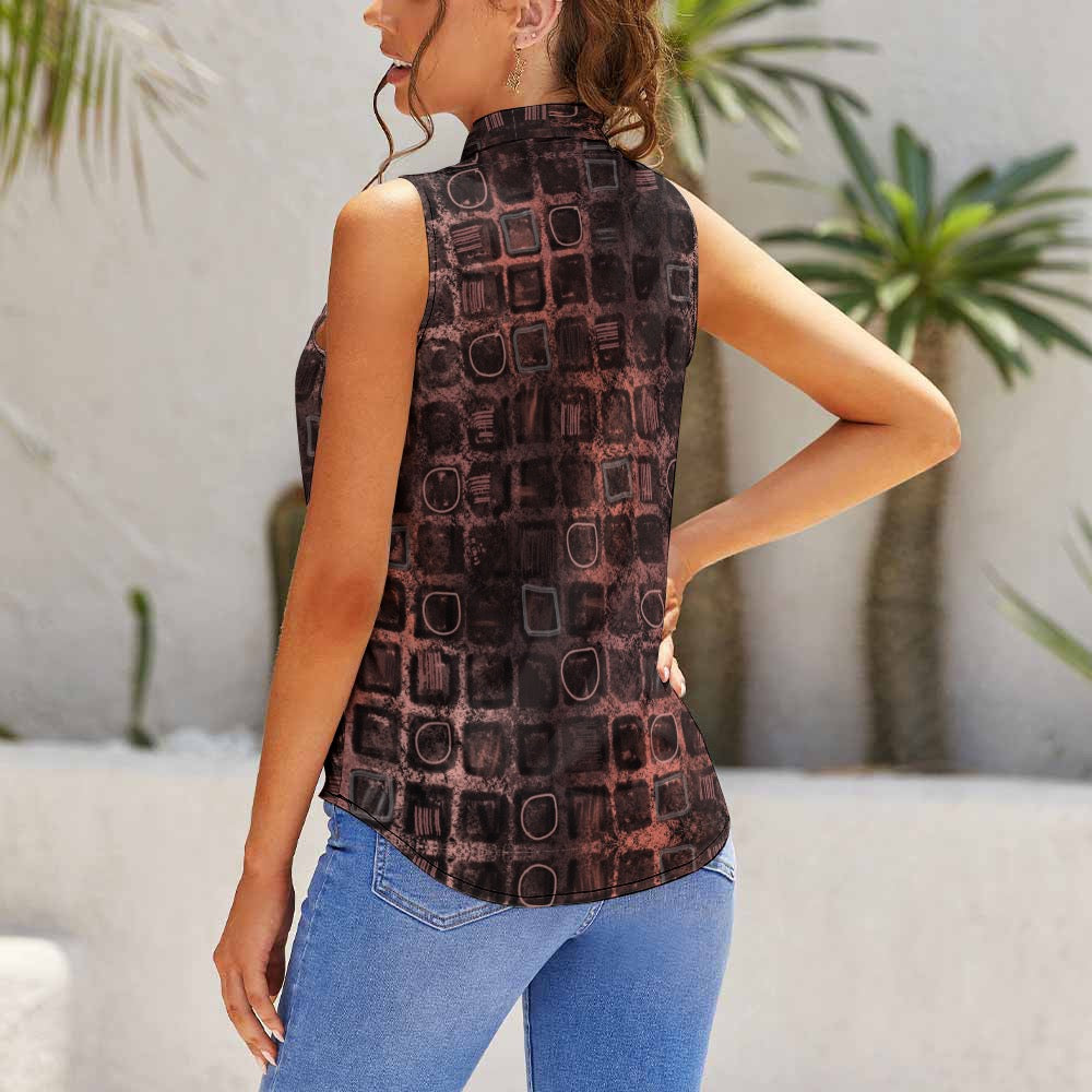 Débardeur Femme Élégant à Nœud – Top Sans Manches Chic & Confortable