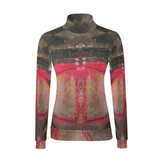 Chandail à col montant imprimé – Élégance et confort réunis 💫 SOLÈNE