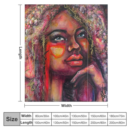 Astrid- Couverture en flanelle ultra-douce