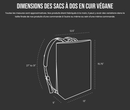 Leilani Sac à dos en cuir végane ⚜️