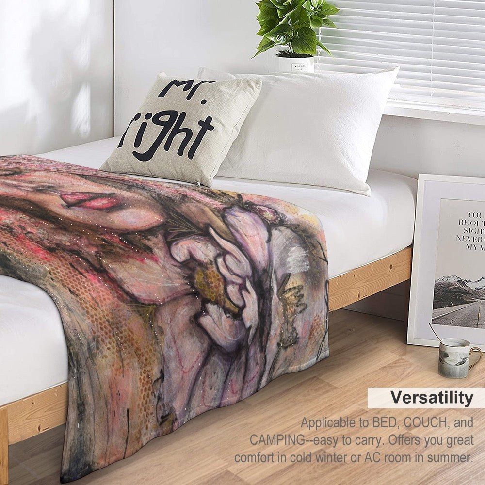 Zaharaa - Couverture en flanelle ultra-douce