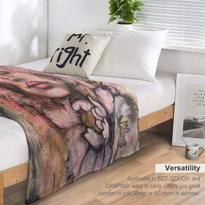 Zaharaa - Couverture en flanelle ultra-douce