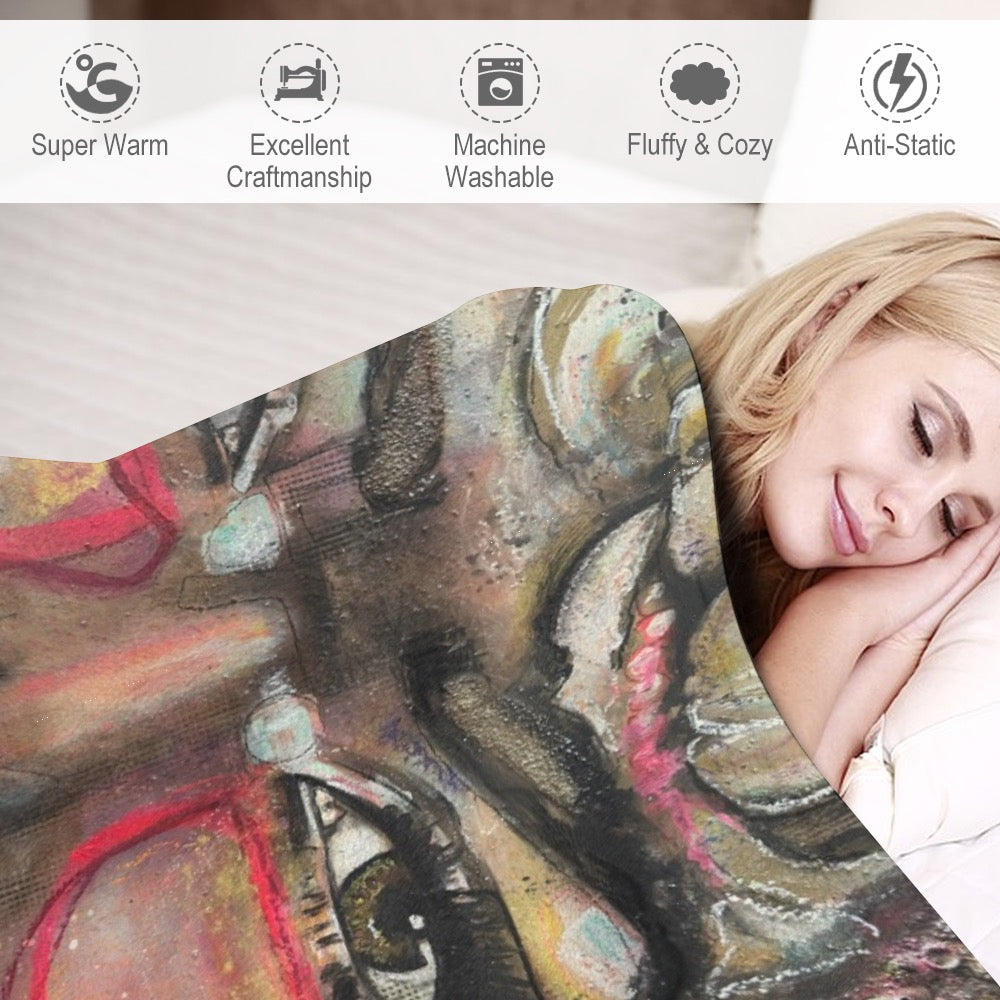 Solène - Couverture en flanelle ultra-douce