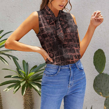 Débardeur Femme Élégant à Nœud – Top Sans Manches Chic & Confortable