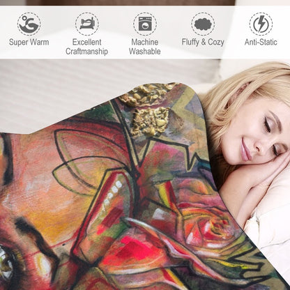 Valentina Couverture en flanelle ultra douce