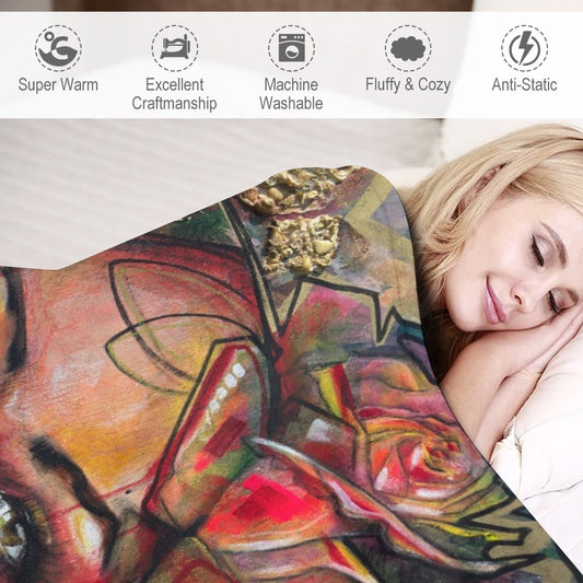 Valentina Couverture en flanelle ultra douce