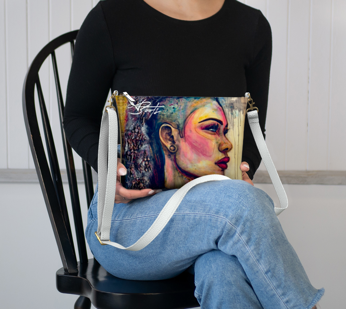 Athées sac bandouiliere en cuir vegan ⚜️