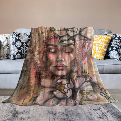 Zaharaa - Couverture en flanelle ultra-douce